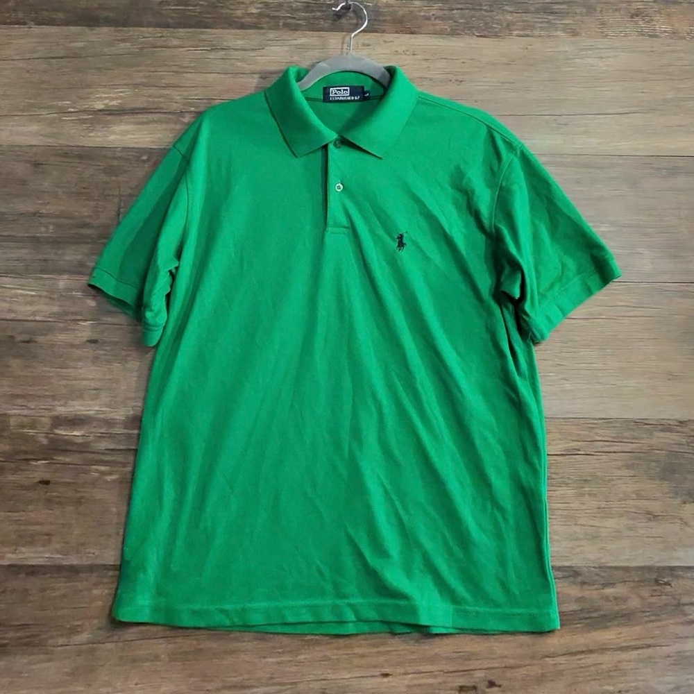 Polo By Ralph Lauren Classic Green Polo Shirt - image 1